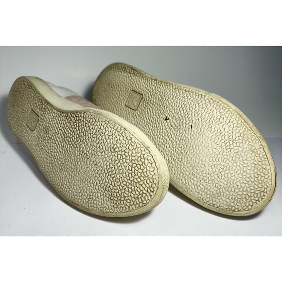 Veja Esplar Women’s Leather Sneakers Size 7 EU 38 White Suede Logo Clean Casual - Picture 5 of 9